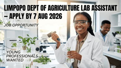 Limpopo Dept of Agriculture Lab Assistant – Apply by 7 Aug 2026