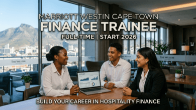 Marriott Westin Cape Town Finance Trainee – Full‑Time (2026)