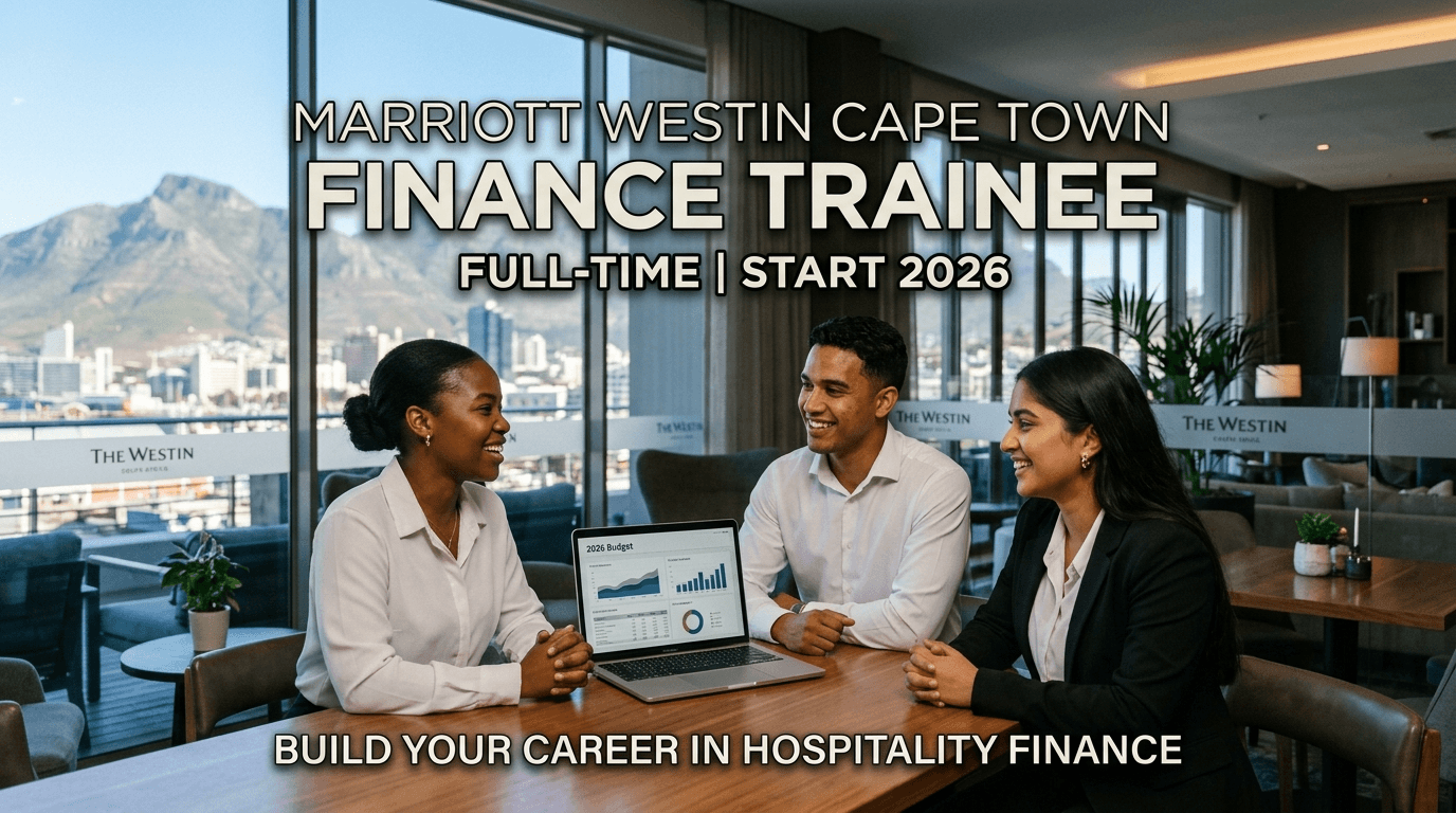 Marriott Westin Cape Town Finance Trainee – Full‑Time (2026)