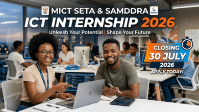 MICT SETA & SAMDDRA ICT Internship 2026 – Closing 30 July
