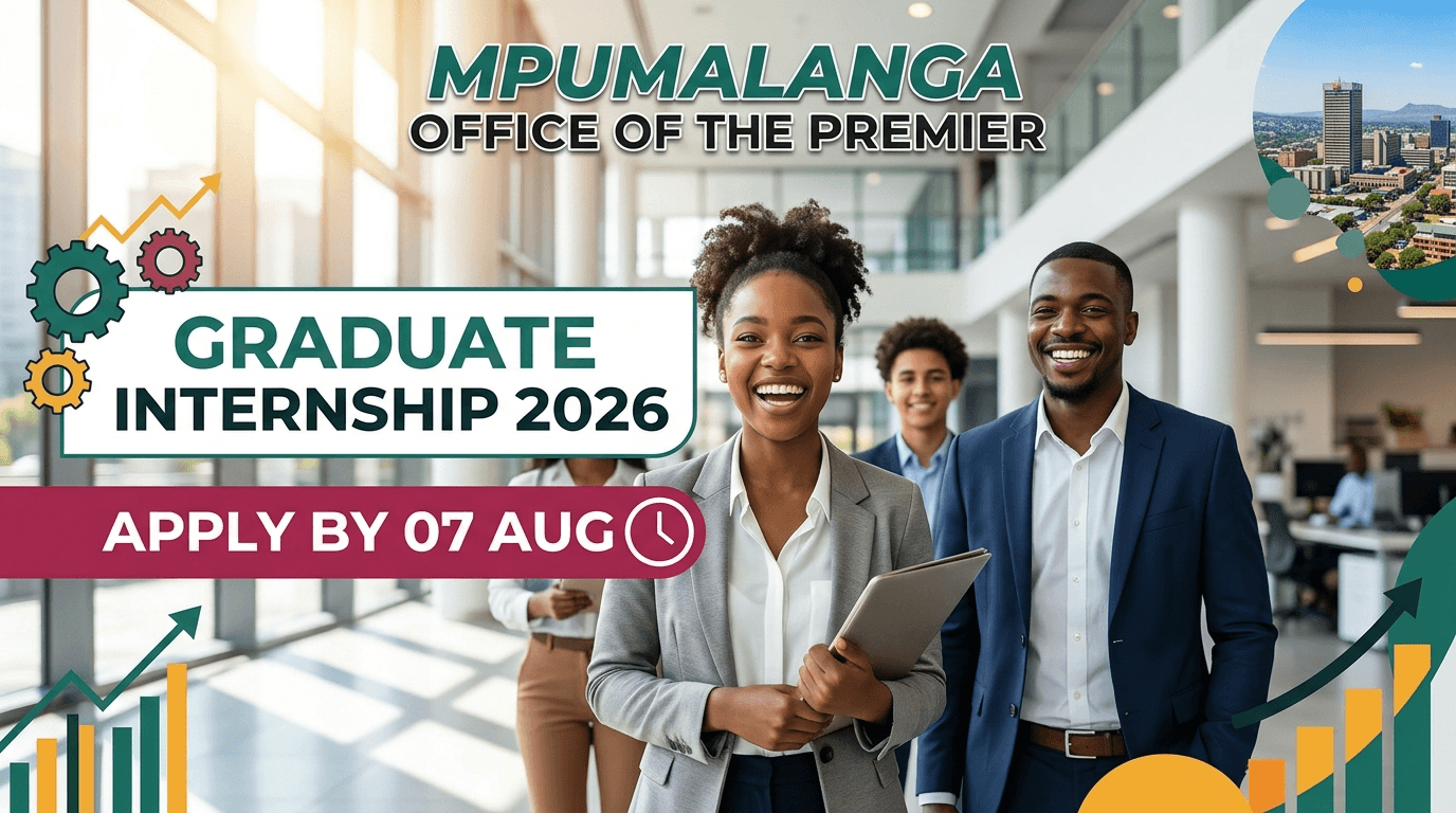Mpumalanga Office of the Premier Graduate Internship 2026 – Apply by 07 Aug
