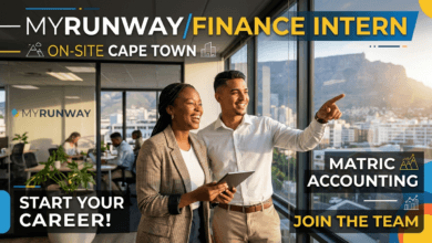 MyRunway Finance Intern – On‑site Cape Town, Matric & Accounting