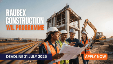 Raubex Construction WIL Programme – Deadline 31 July 2026