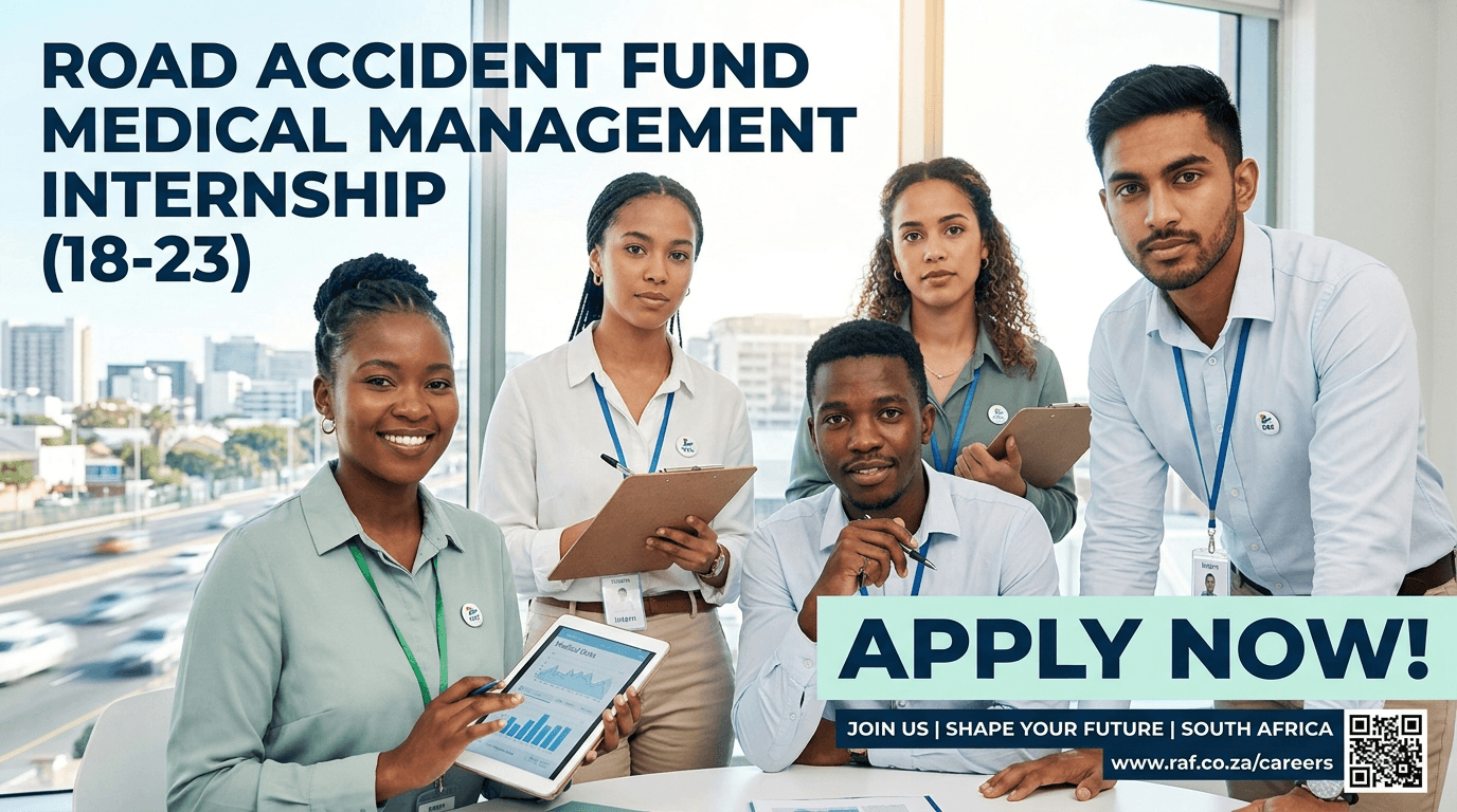 Road Accident Fund Medical Management Internship (18‑23) – Apply