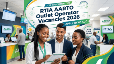 RTIA AARTO Outlet Operator Vacancies 2026 – Apply by 03 Aug