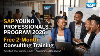SAP Young Professionals Program 2026 – Free 2‑Month Consulting Training