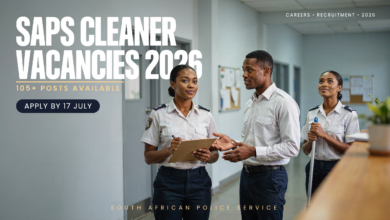 SAPS Cleaner Vacancies 2026 – 105+ Posts, Apply by 17 July