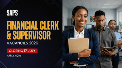 SAPS Financial Clerk & Supervisor Vacancies 2026 – Closing 17 July