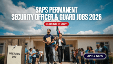 SAPS Permanent Security Officer & Guard Jobs 2026 – Closing 17 July