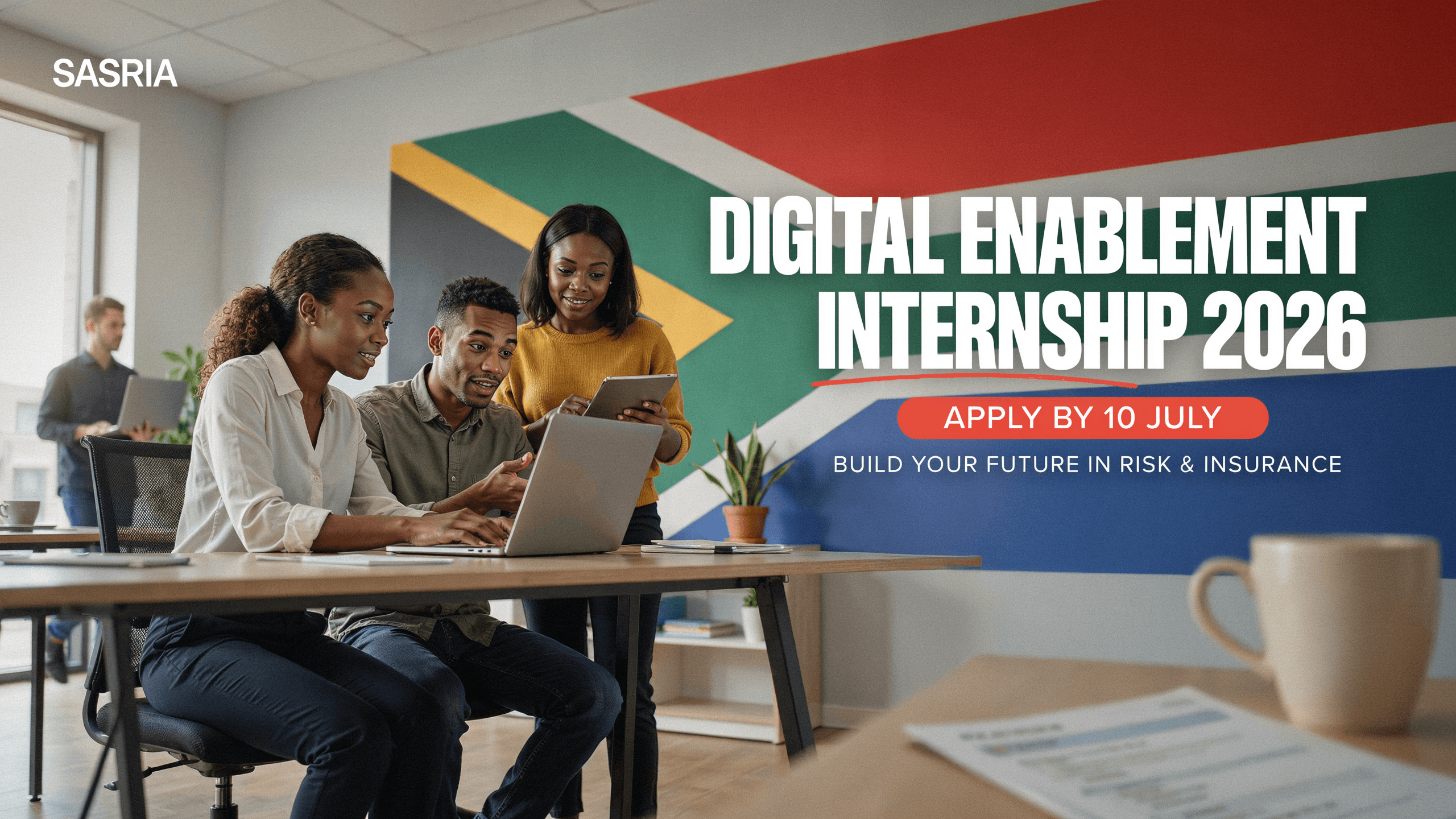 SASRIA Digital Enablement Internship 2026 – Apply by 10 July