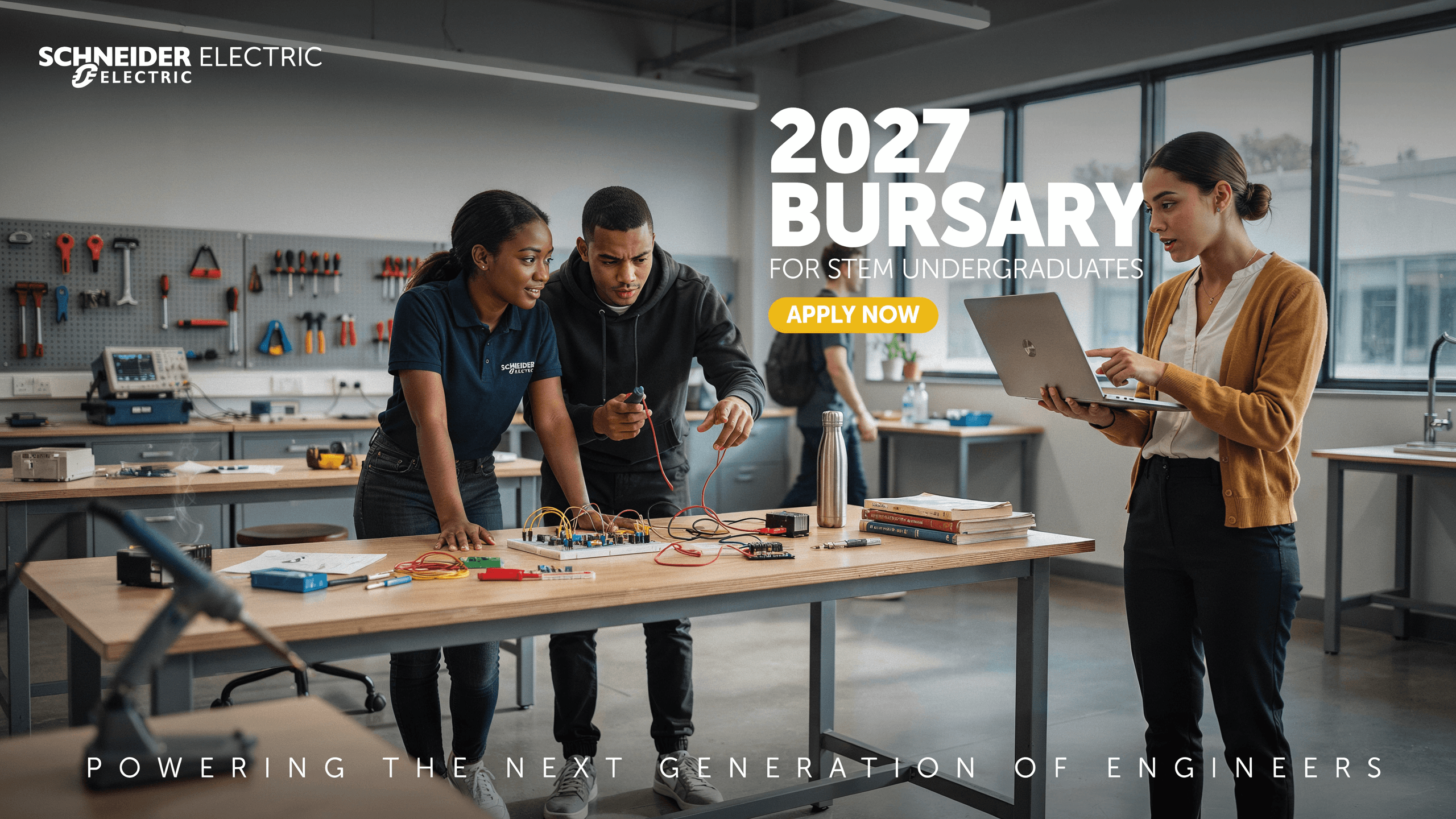 Schneider Electric 2027 Bursary for STEM Undergraduates – Apply