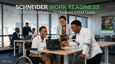 Schneider Work Readiness – 3‑month internship for disabled STEM grads