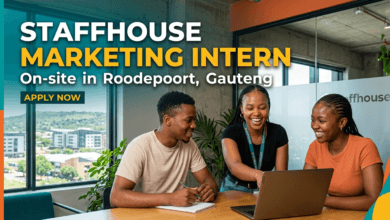 Staffhouse Marketing Intern – On‑site in Roodepoort, Gauteng