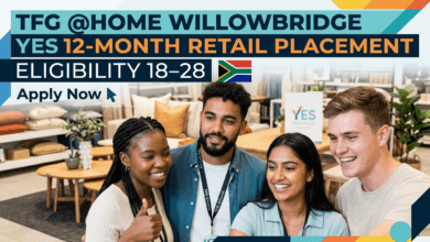 TFG @home Willowbridge YES 12‑Month Retail Placement – Eligibility 18‑28