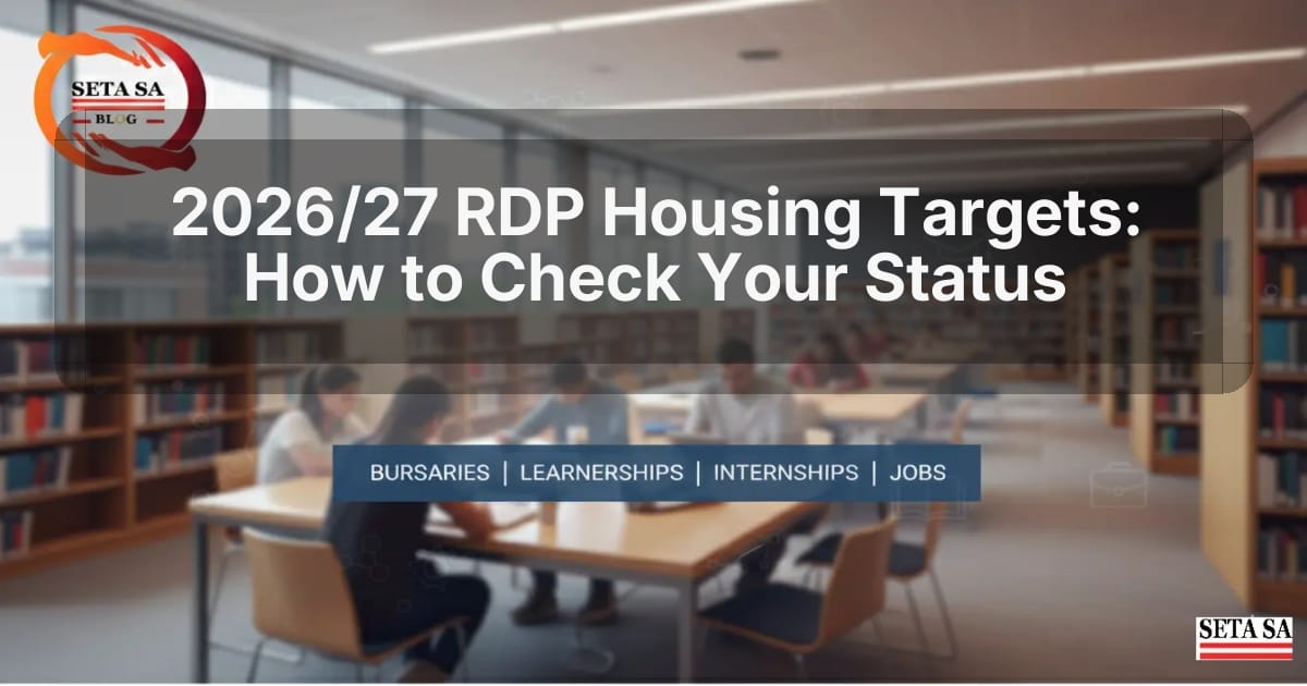 2026/27 RDP Housing Targets: How to Check Your Status