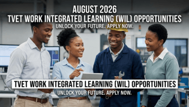 August 2026 TVET Work Integrated Learning (WIL) Opportunities