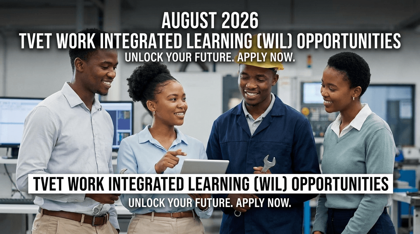 August 2026 TVET Work Integrated Learning (WIL) Opportunities