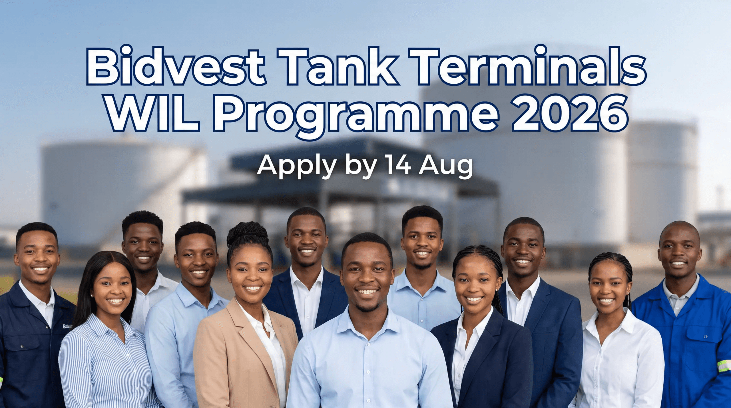 Bidvest Tank Terminals WIL Programme 2026 – Apply by 14 Aug