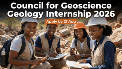 Council for Geoscience Geology Internship 2026 – Apply by 21 Aug