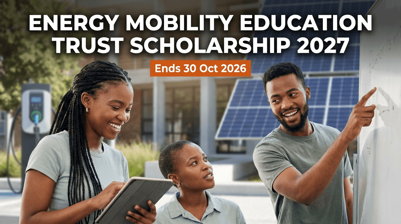 Energy Mobility Education Trust Scholarship 2027–Ends 30 Oct 2026