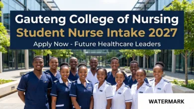 Gauteng College of Nursing Student Nurse Intake 2027 – 26 Sep 2026