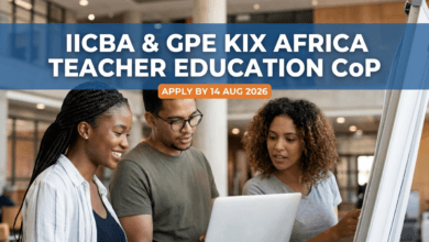 IICBA & GPE KIX Africa Teacher Education CoP – Apply by 14 Aug 2026