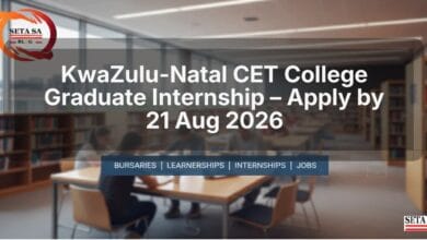 KwaZulu-Natal CET College Graduate Internship – Apply by 21 Aug 2026