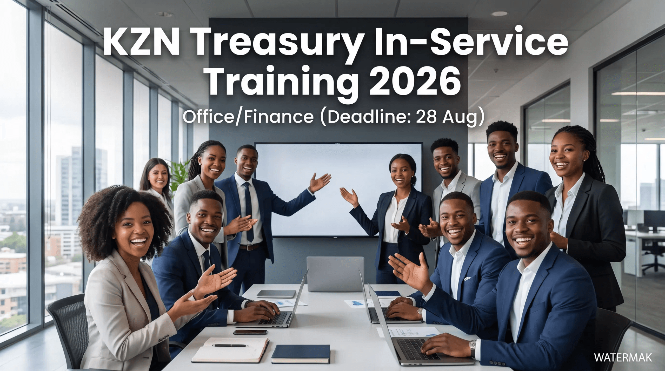 KZN Treasury In-Service Training 2026:Office/Finance (28 Aug deadline)
