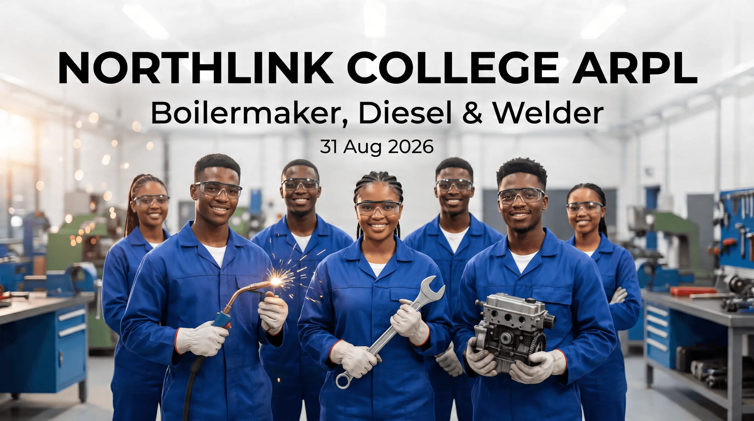 Northlink College ARPL for Boilermaker, Diesel & Welder – 31 Aug 2026