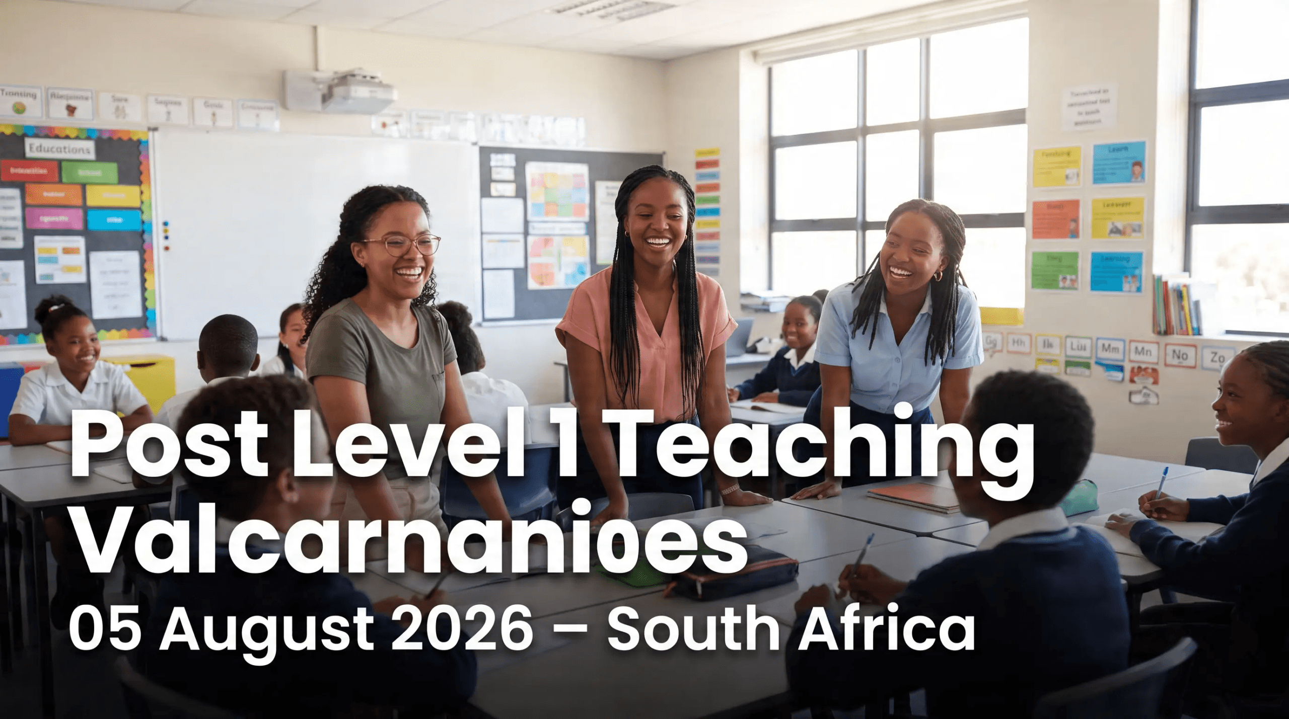 Post Level 1 Teaching Vacancies – 05 August 2026 – South Africa