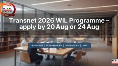Transnet 2026 WIL Programme – apply by 20 Aug or 24 Aug