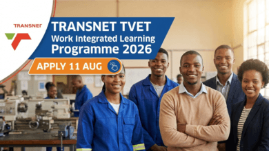 Transnet TVET Work Integrated Learning Programme 2026 – Apply 11 Aug