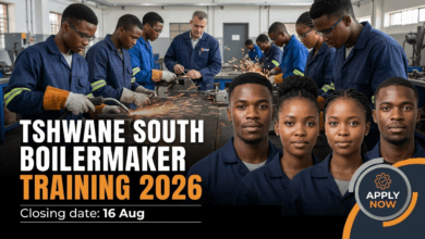 Tshwane South TVET Boilermaker Training 2026 – Closing date 16 Aug
