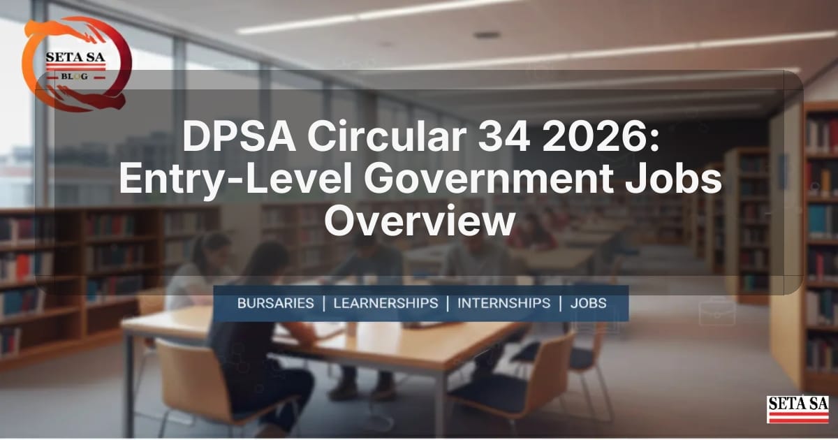 DPSA Circular 34 2026: Entry-Level Government Jobs Overview