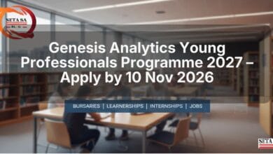 Genesis Analytics Young Professionals Programme 2027 – Apply by 10 Nov 2026