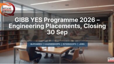 GIBB YES Programme 2026 – Engineering Placements, Closing 30 Sep