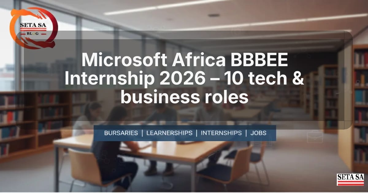 Microsoft Africa BBBEE Internship 2026 – 10 tech & business roles