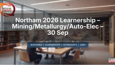 Northam 2026 Learnership – Mining/Metallurgy/Auto-Elec – 30 Sep