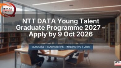 NTT DATA Young Talent Graduate Programme 2027 – Apply by 9 Oct 2026