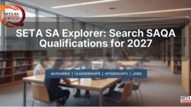 SETA SA Explorer: Search SAQA Qualifications for 2027