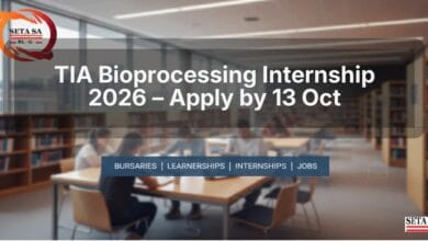 TIA Bioprocessing Internship 2026 – Apply by 13 Oct