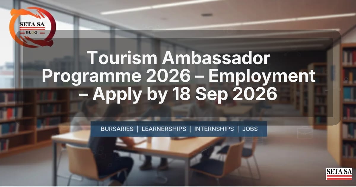 Tourism Ambassador Programme 2026 – Employment – Apply by 18 Sep 2026