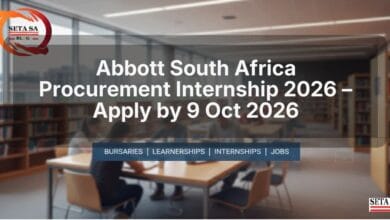 Abbott South Africa Procurement Internship 2026 – Apply by 9 Oct 2026