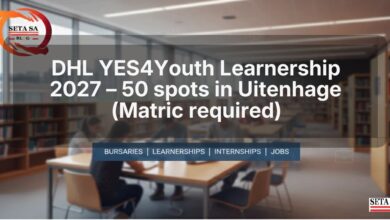 DHL YES4Youth Learnership 2027 – 50 spots in Uitenhage (Matric required)