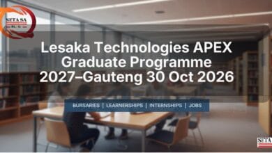 Lesaka Technologies APEX Graduate Programme 2027–Gauteng 30 Oct 2026
