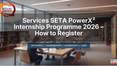Services SETA PowerX² Internship Programme 2026 – How to Register